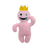 Jucarie de plus IdeallStore&reg; Rainbow Friends Roblox, Pink King, 30 cm, roz