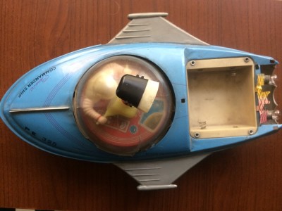 nava spatiala space commander ship P E 325 jucarie din tabla naveta chinezeasca comunista china foto