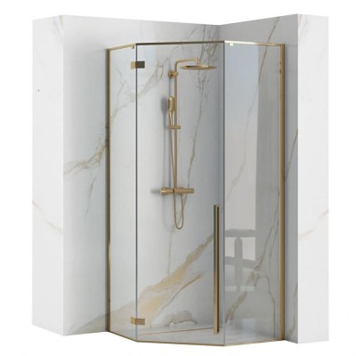 Cabina de dus DIAMOND GOLD 90x90 cm foto