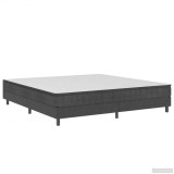 Cumpara ieftin Cadru pat continental, gri, 180x200 cm, material textil