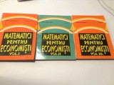 Matematici pentru economisti, vol. 1, 2, 3 (1995) CONSTANTIN DINESCU,ION FATU