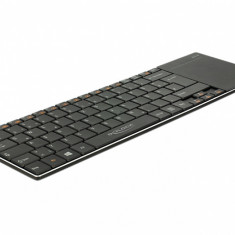 Tastatura wireless pentru Smart TV si PC Windows cu Touchpad 6 mm, Delock 12454