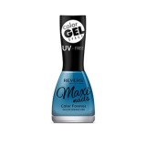 Lac de unghii cu efect de gel Maxi Color Gel, Revers, 15ml - Nr 085 Albastru