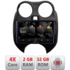 Navigatie Nissan Micra 2010-2014 Android Ecran 720P Quad Core 2+32 carplay android auto CarStore Technology
