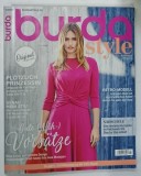 BURDA STYLE , REVISTA DE MODA FEMININA , TEXT IN LIMBA GERMANA , CONTINE SI TIPARE , No. 1 / 2018