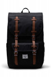 Herschel rucsac 11391-00001-OS Little America Mid Backpack culoarea negru, mare, modelator