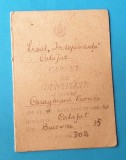 Liceul Independenta din Calafat Carnet al elevei Caraghiaur an scolar 1946