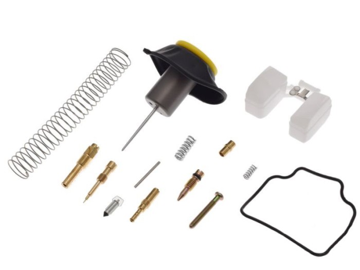 Kit reparatie carburator 125cc 4T diametrul clapetei: 22mm, diametru membranei:... Cod Produs: MX_NEW ZV3004