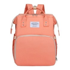 Rucsac multifunctional pentru mamici, flippy, cu patut pliabil si baza de schimbat, rezistent la apa, capacitate mare, usor, compartimente multiple, b