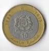 Moneda 10 dirams 1995 - Maroc, Africa, Cupru-Nichel