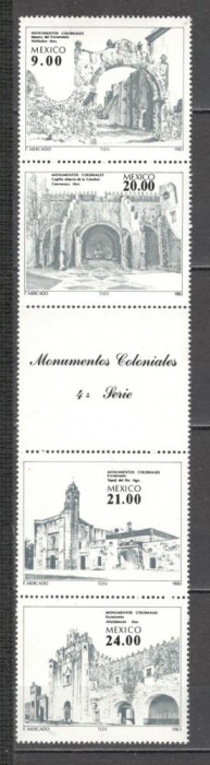 Mexic.1983 Cladiri coloniale-streif GZ.67