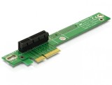 Riser card PCI Express x4 unghi 90 grade insertie stanga, Delock 89103