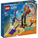 LEGO CITY PROVOCAREA DE CASCADORII CU ROTIRI 60360