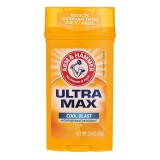 Deodorant stick, Arm &amp;amp; Hammer, UltraMax Cool Blast, Antiperspirant, Control miros, Prospețime intensă, 73 g