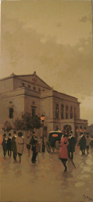 Vand pictura ,Calea Victoriei , fostul Teatru National