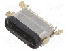Conector USB C, versiune USB 2.0, orizontala, GCT - USB4720-03-A