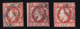Romania 1871 - LP 30 Carol I Cu Barba 5 BANI Carmin - Lot Stampilat