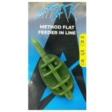 Method Feeder Attack Inline FLat Culoare Verde 50 G