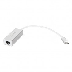 Adaptor gigabit USB Tip C - RJ45 mama, alimentare USB foto