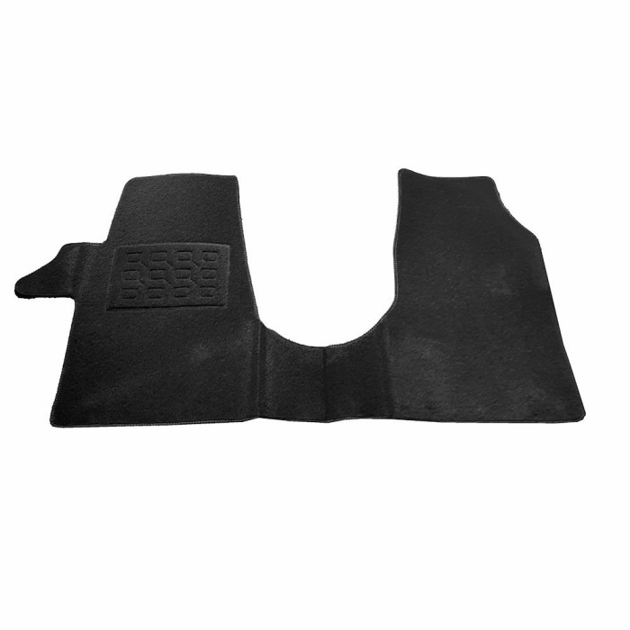 Covorase mocheta Vw T6 Caravelle, Cabina Dubla 2015-prezent, Randul 1, Negre, set de 2 Buc. AutoDrive ProParts
