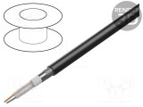 Cablu Twinax Belden 2x20AWG exterior PVC negru 30m 300V