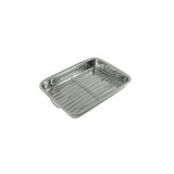 Tava din inox, pentru cuptor, cu gratar, 40 cm, Kinghoff