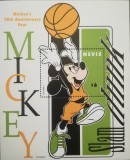 Cumpara ieftin BC226, Nevis 1998, 2 colite Disney, sport (2 poze), Nestampilat