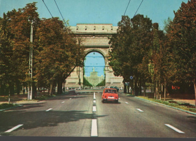 CPI B 11719 CARTE POSTALA - BUCURESTI. SOSEAUA KISELEFF. AUTOTURISM foto