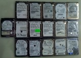 HDD 2,5&quot; lot 15 bucăți la 35lei/bucata - 1Tb, 500Gb, 250Gb, 160Gb, 80Gb, 40Gb, 20Gb