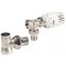 Set Robinet termostatat coltar 1/2&amp;quot; + Cap termostatic Project + Robinet retur coltar 1/2&amp;quot; Herz