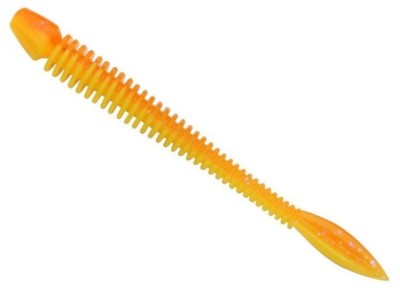 Naluca Power Bait Power Flail, FL Orange Snsne Yellow, 9cm, 8buc/plic foto