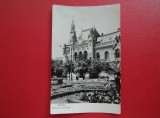 CARTE POSTALA - RPR - ORADEA - BIBLIOTECA CENTRALA ( indoita )