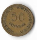 Moneda 50 centavos 1958 - Angola, Africa