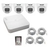 Sistem supraveghere IP Uniview, 4 camere 4MP, Wise-ISP, ColorHunter, lentila 2.8mm, WL 30m, Microfon, NVR 4K, 4 canale 8MP + 4 porturi PoE, HDD 1TB Sa, Rovision