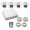 Sistem supraveghere IP Uniview, 4 camere 4MP, Wise-ISP, ColorHunter, lentila 2.8mm, WL 30m, Microfon, NVR 4K, 4 canale 8MP + 4 porturi PoE, HDD 1TB Sa
