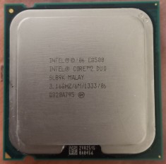Intel Core 2 Duo: E8500 , frecv. 3,16 GHz/cache 6 MB/bus speed 1333MHz/-Socket 775