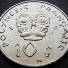 Moneda exotica 10 FRANCI - POLYNESIE / POLINEZIA FRANCEZA, anul 1983 * cod 591