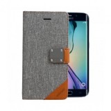 Husa Flip Astrum FC MATTE BOOK Samsung G925 Galaxy S6 EDGE Gri