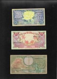 Set Indonezia 5 + 10 + 25 rupii rupiah 1959, Asia