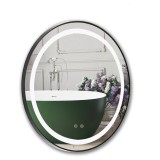 Oglinda cu led, 70X70 cm, functie dezaburire si lumina cu senzor tactil