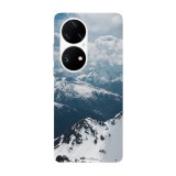 Husa compatibila cu Huawei Nova Y70 model Snow Mountain, Silicon, TPU, Viceversa, Transparent, Carcasa