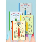 Pachet carE, &ordm;i de colorat Hoinari prin anotimpuri - 4 volume - Rotraut Susanne Berner