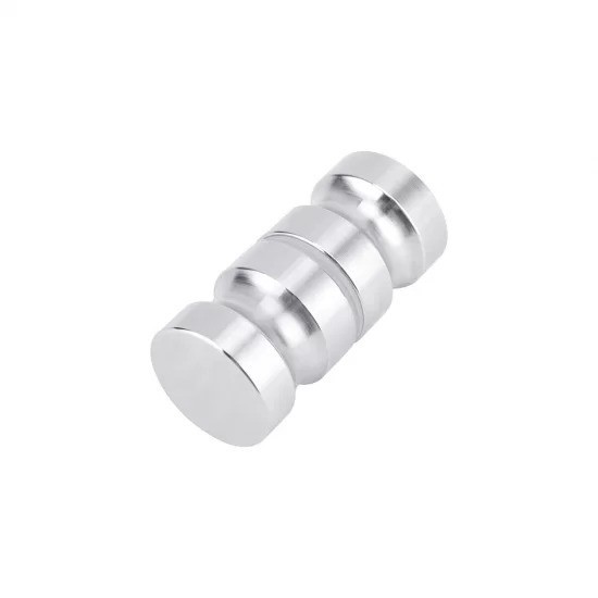 Maner inox, tip buton EA13, diametru 30 mm, lungime 60 mm, finisaj satinat