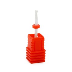 Capat freza ceramic pentru cuticula, rosu, F Small Ball (F) foto