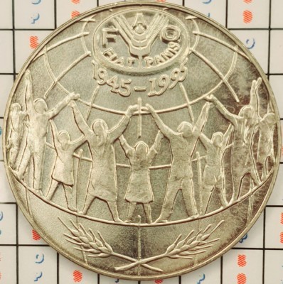 Andorra 25 centimes 1995 - FAO - km 109 - G032 foto