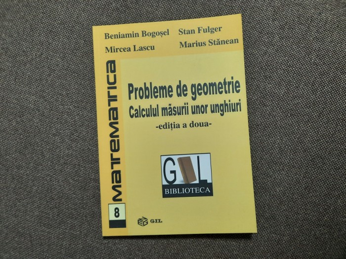 PROBLEME DE GEOMETRIE CLACULUL MASURII UNOR UNGHIURI STAN FULGER