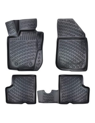 Set covorase auto din cauciuc tip tavita pentru Dacia Duster 4X4 2010-2017 foto