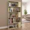 VidaXL Bibliotecă/Separator, stejar sonoma 80x24x159 cm lemn prelucrat 800102