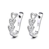 Cumpara ieftin Cercei argint 925, JW1260, model inimioare, placati cu rodiu