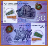 !!! NICARAGUA - 50 CORDOBAS 2014 - P 211 - UNC / POLIMER